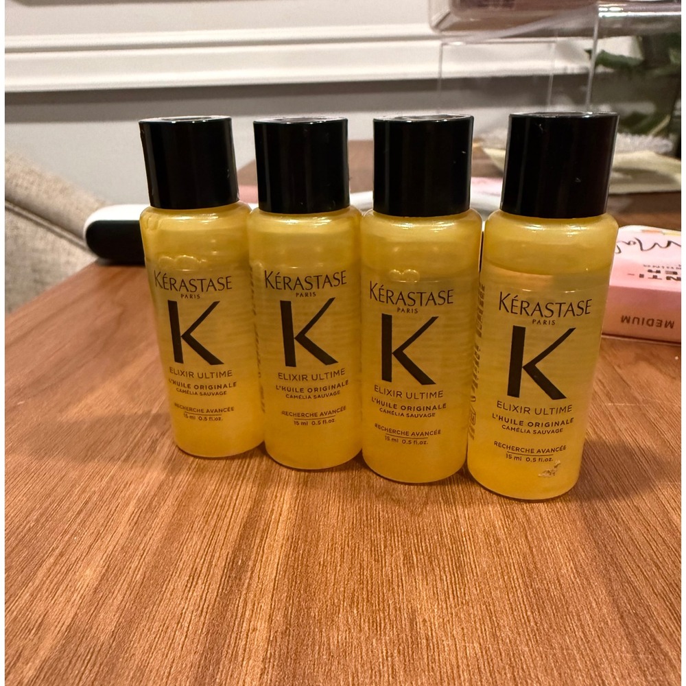 Kerastase Elixir Ultime Hair Oil T 15ml each Lot of 4 L'Huile Originale new